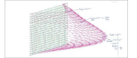 Acrylic window deflection analysis.