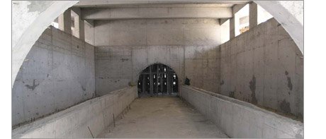 Structural aquatic environments — built into the building, not inserted into it in construction